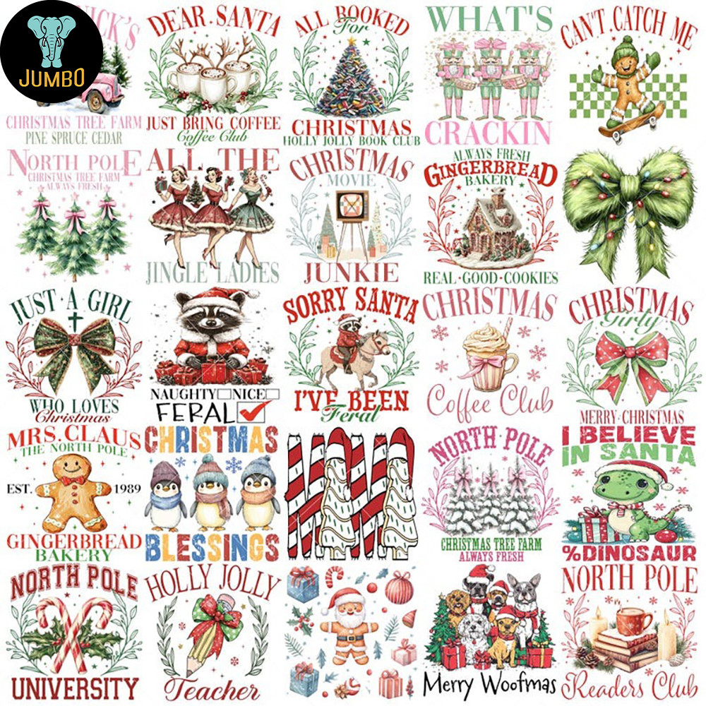 Retro Christmas Bundle Png 1 1