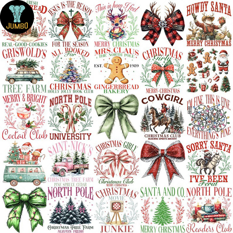 Retro Christmas Bundle Png 1 2