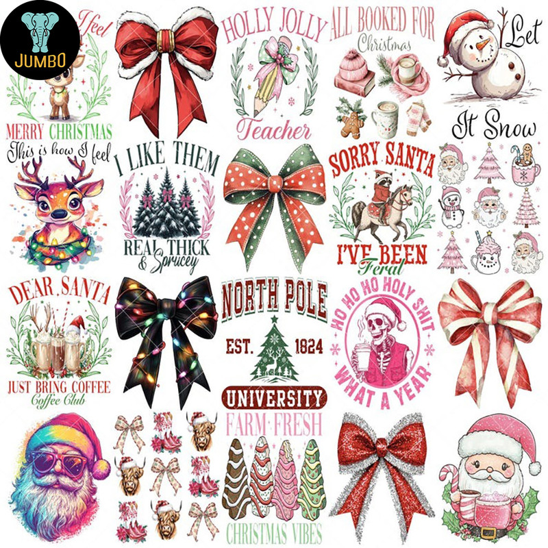 Retro Christmas Bundle Png 1 3