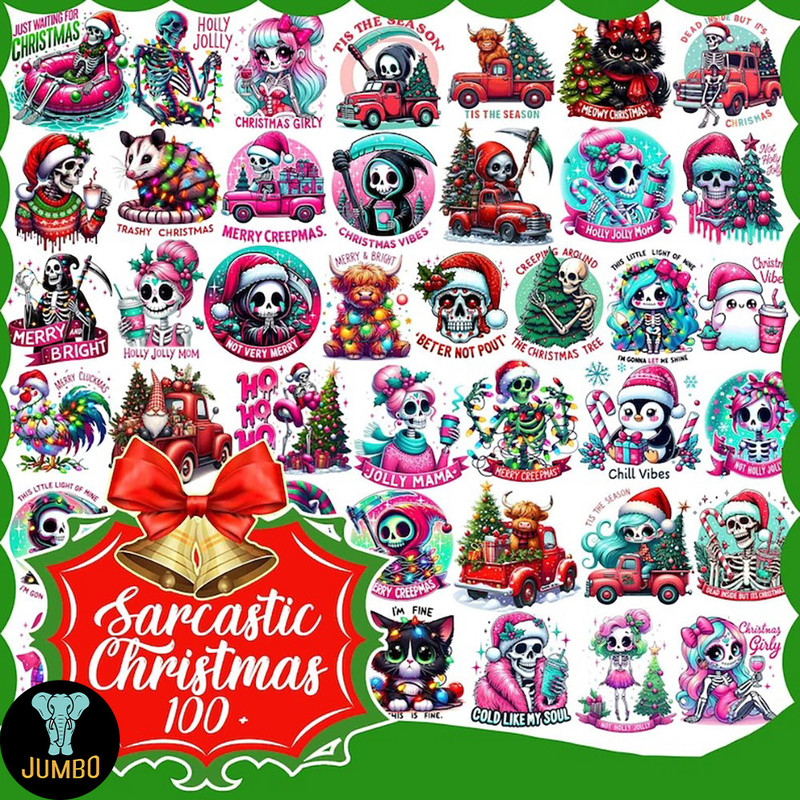 Sarcastic Christmas Bundle Png 0