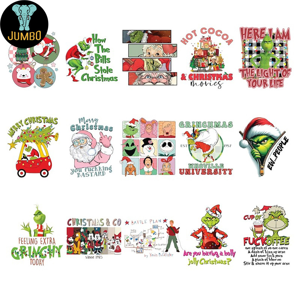 Christmas Grinch Bundle Png 2