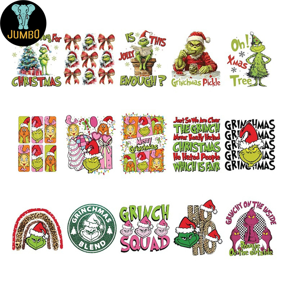 Christmas Grinch Bundle Png 5