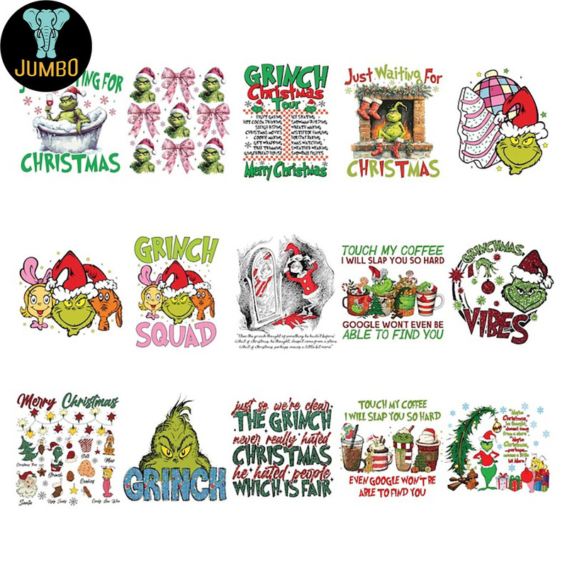 Christmas Grinch Bundle Png 6