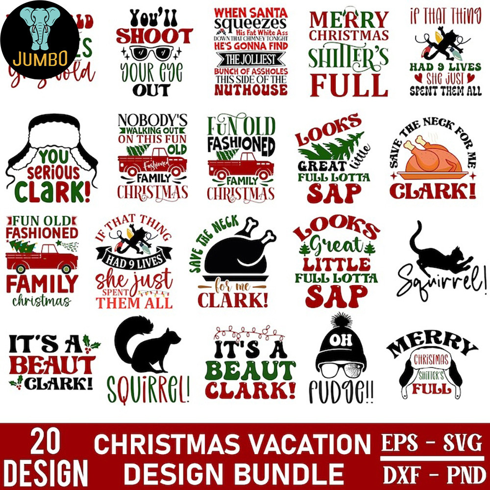 Christmas Vacation Svg Bundle 0