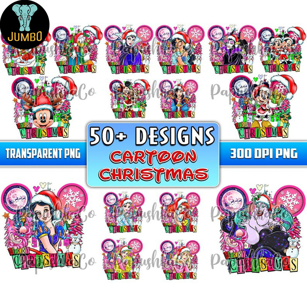 Designs Cartoon Christmas Bundle Png 1 0