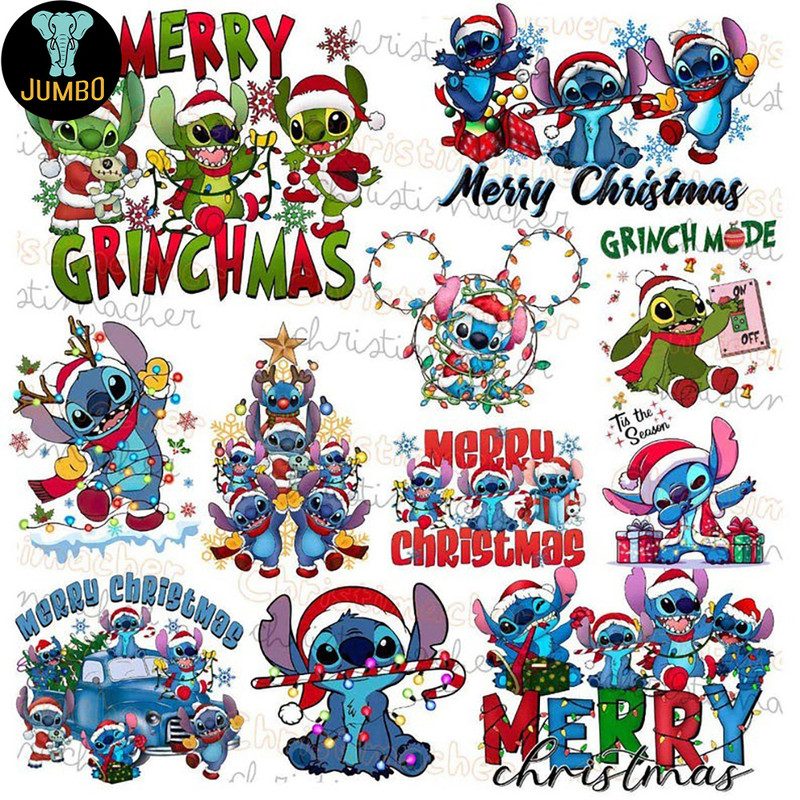 Stitch Christmas Png Bundle 0