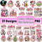 Pink Disney Christmas Svg Bundle 0