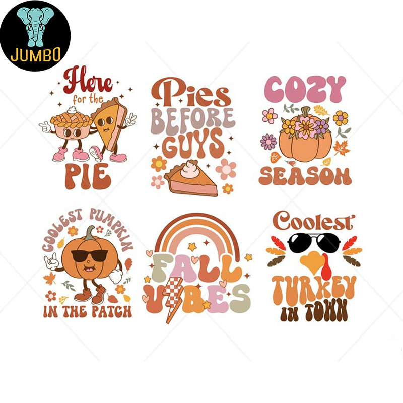 Retro Thanksgiving Svg Bundle 1