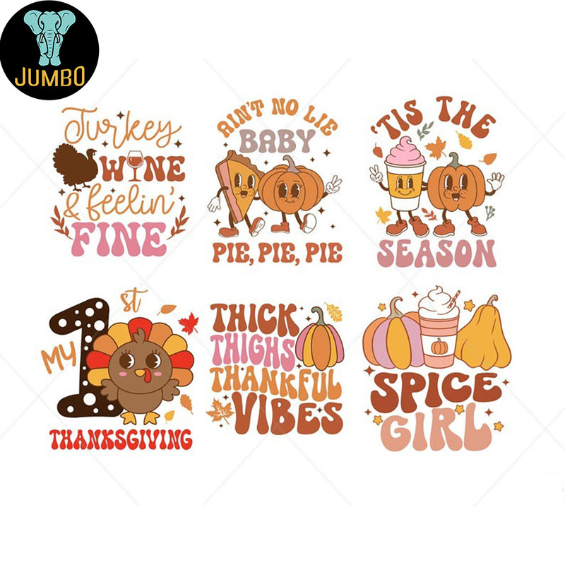 Retro Thanksgiving Svg Bundle 2