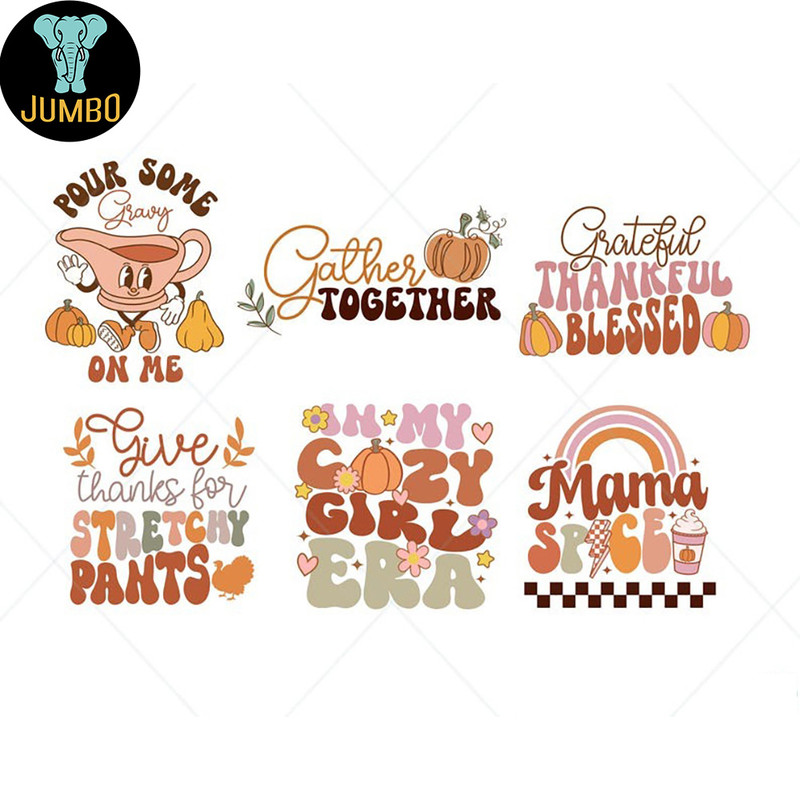 Retro Thanksgiving Svg Bundle 6