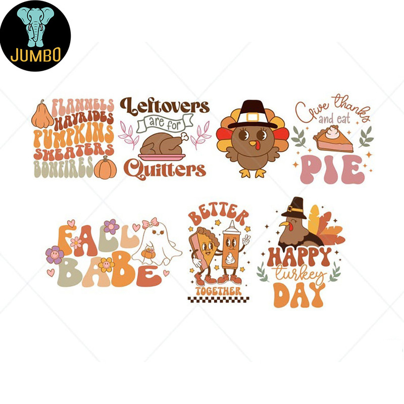 Retro Thanksgiving Svg Bundle 7