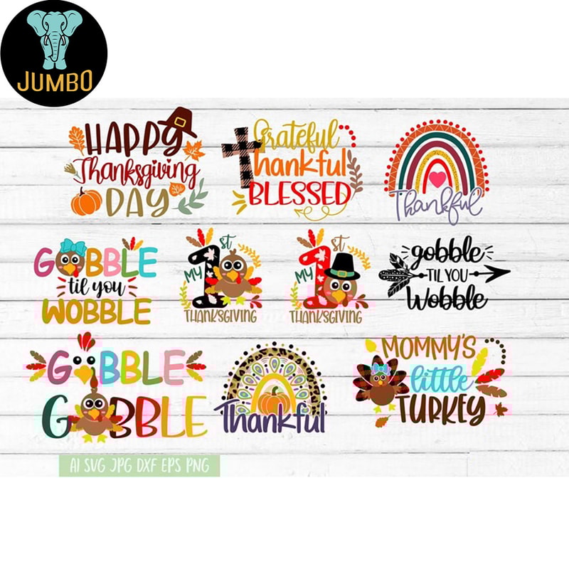 Thanksgiving Svg Bundle 1