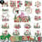 Christmas Cartoon Character Png Bundle 0