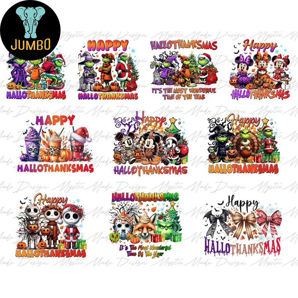 Happy Hallothanksmas Png Bundle 1 0