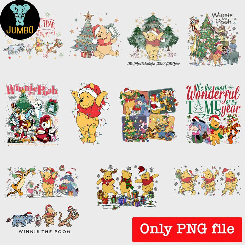 Honey Bear Christmas Bundle Png 0