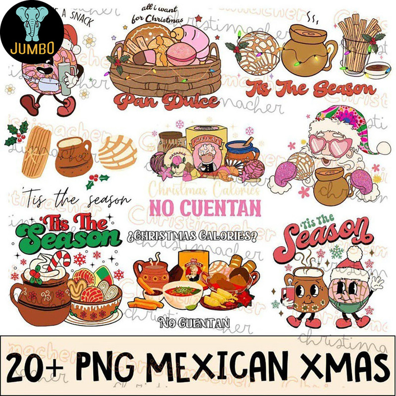 Mexican Christmas Png Bundle 0
