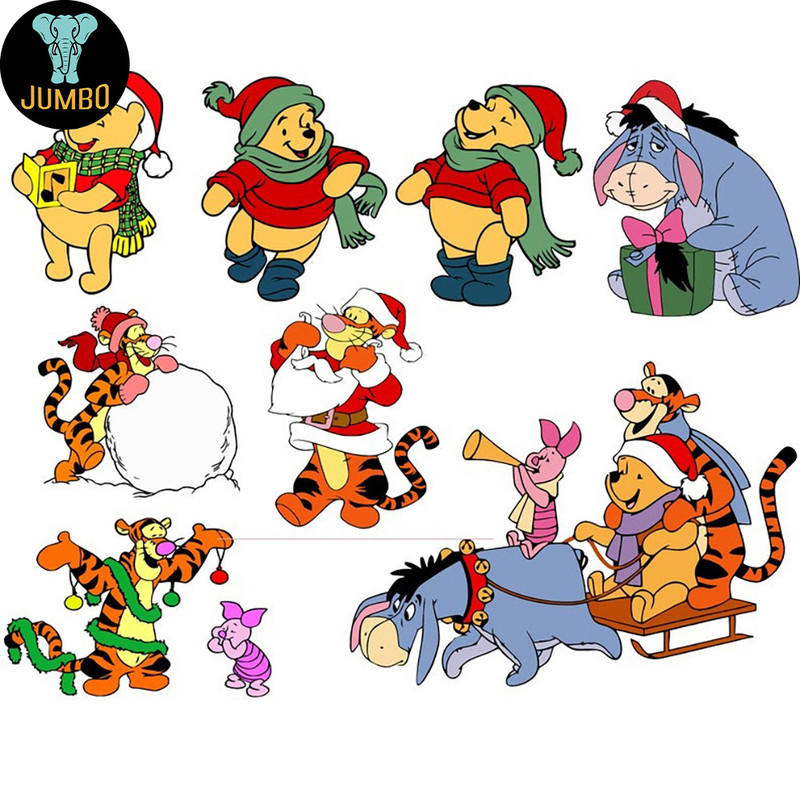 Winnie The Pooh Christmas Svg Bundle 2