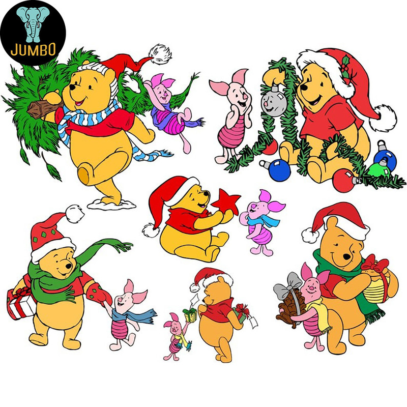 Winnie The Pooh Christmas Svg Bundle 3