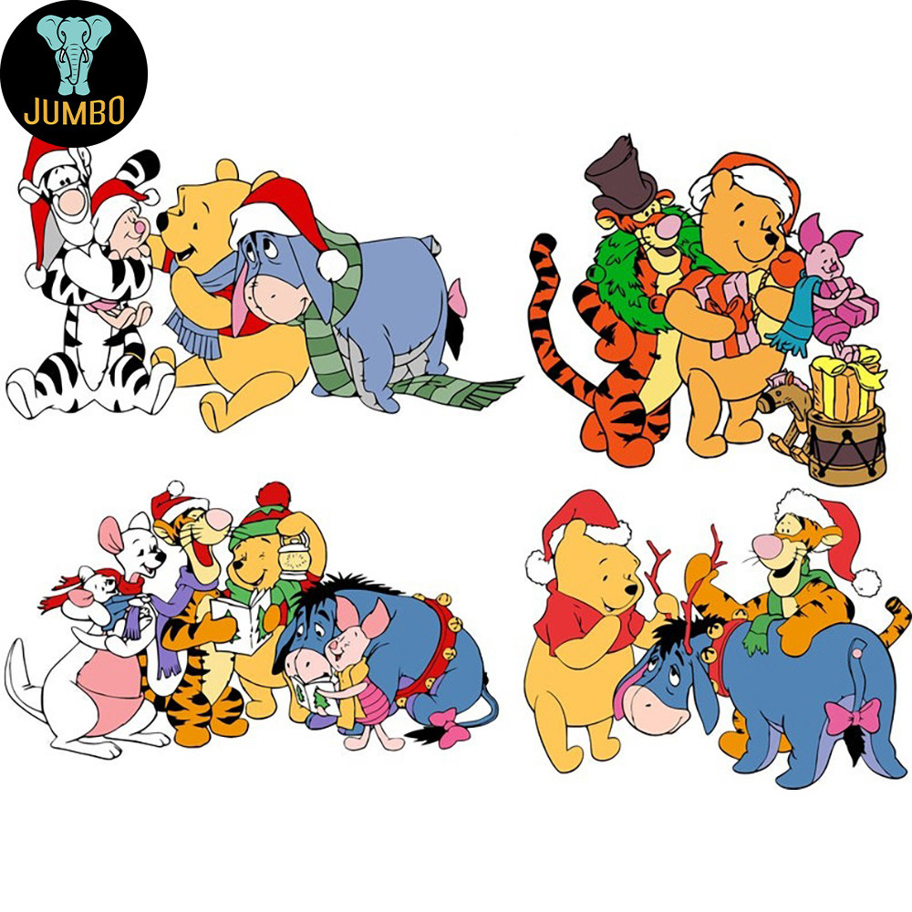 Winnie The Pooh Christmas Svg Bundle 4
