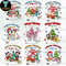 Personalized Characters Cartoon Christmas Png Bundle 7