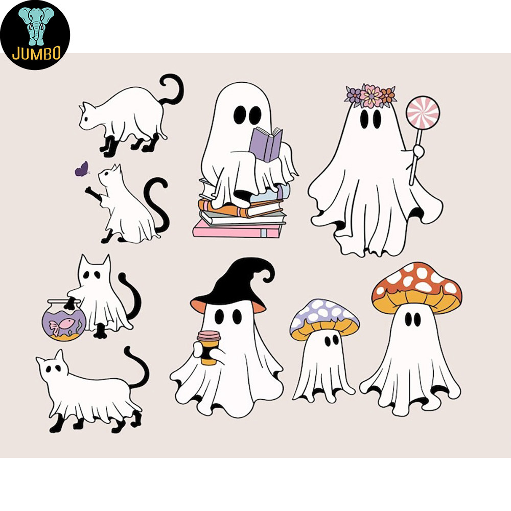 Cute Ghost Halloween Svg Bundle 3