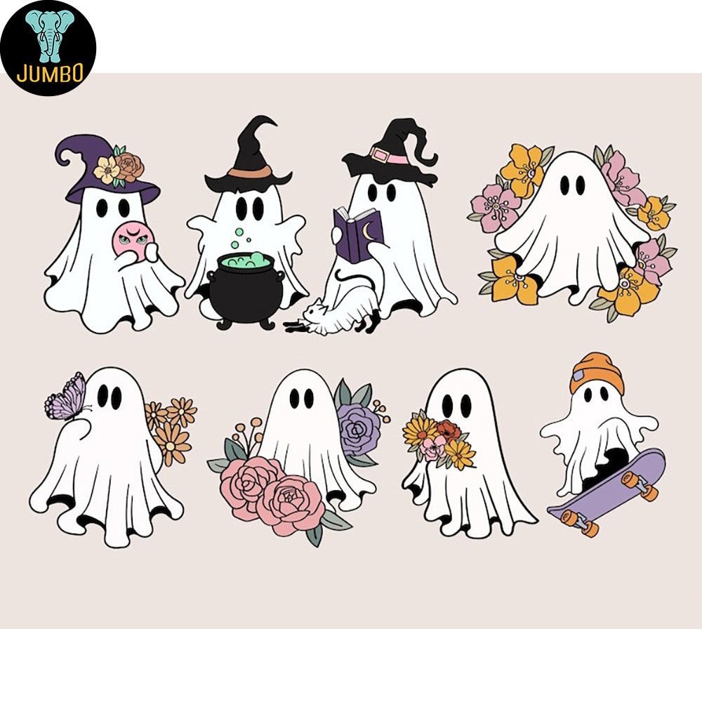 Cute Ghost Halloween Svg Bundle 4