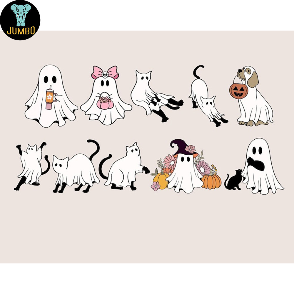 Cute Ghost Halloween Svg Bundle 5