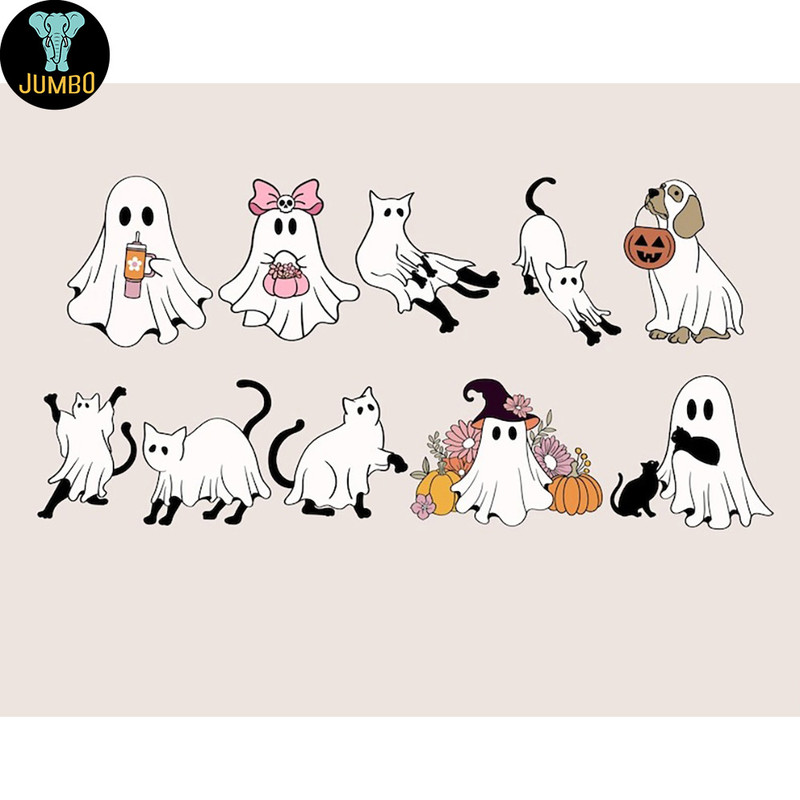 Cute Ghost Halloween Svg Bundle 5