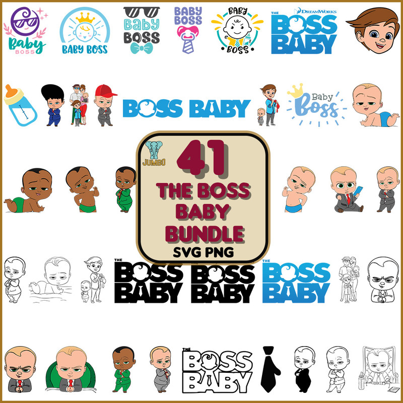 The Boss Baby Svg Bundle 0