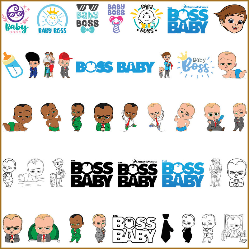 The Boss Baby Svg Bundle 1