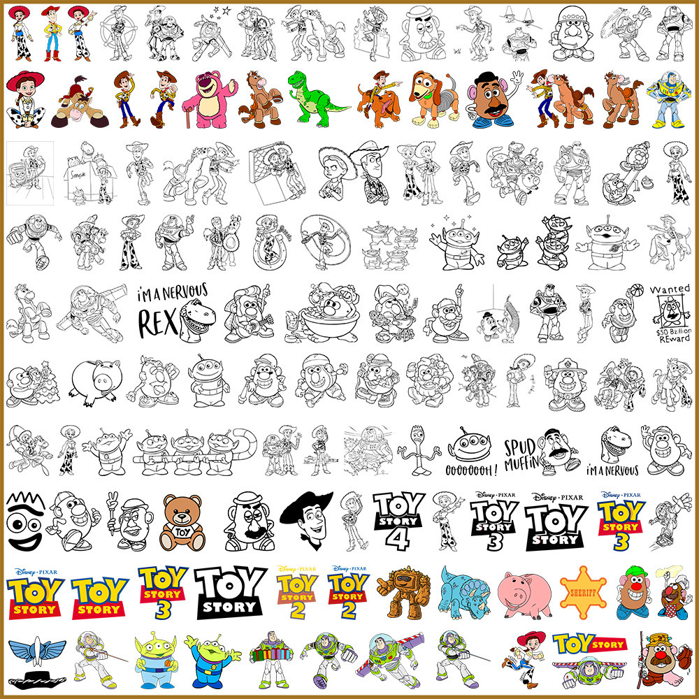 Toy Story Bundle Svg 1