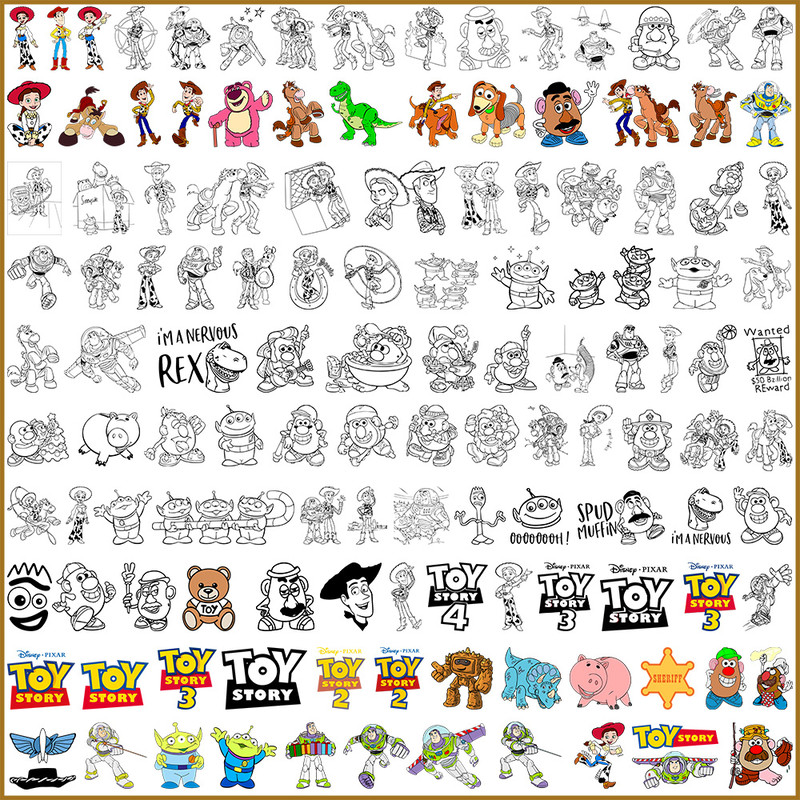 Toy Story Bundle Svg 1