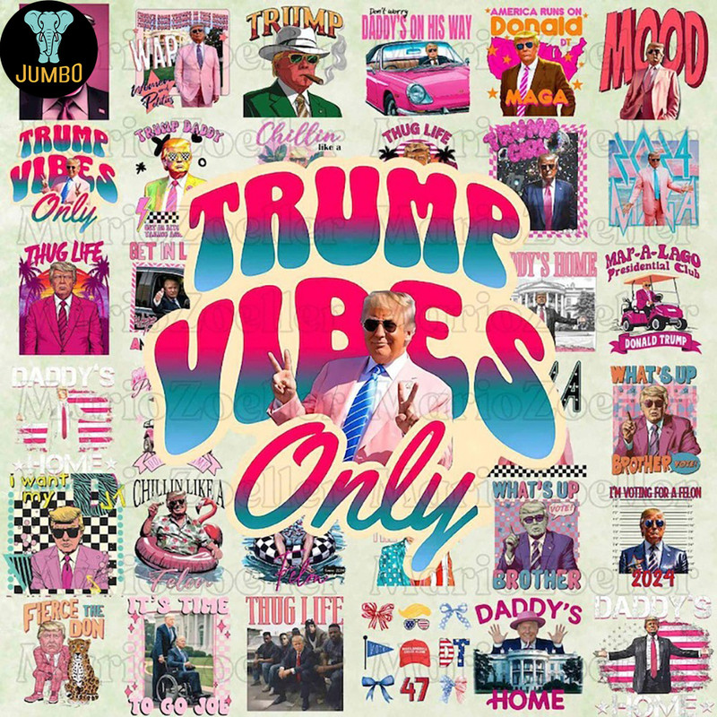 Pink Trump Bundle Png 0