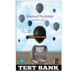Abnormal Psychology Perspectives 6th Edition Dozois Test Bank