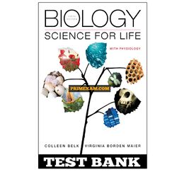 Biology Science for Life with Physiology 5th Edition Belk Test Bank