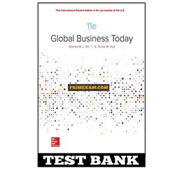 Global Business Today 11th Edition Hill Test Bank