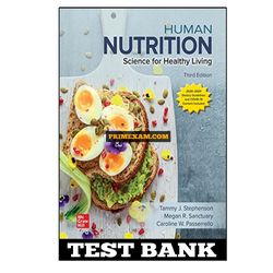 Human Nutrition 3rd Edition Stephenson Test Bank