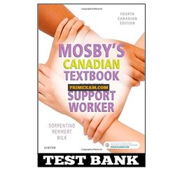 Mosbys Canadian Textbook for the Support Worker 4th Edition Sorrentino Test Bank