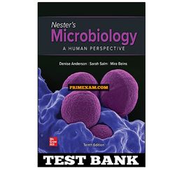 Nesters Microbiology A Human Perspective 10th Edition Anderson Test Bank