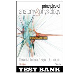 Principles of Anatomy and Physiology 14th Edition Tortora Test Bank