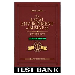 The Legal Environment of Business 11th Edition Cross Test Bank