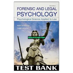 Forensic and Legal Psychology Psychological Science Applied to Law 3rd Edition Costanzo Test Bank