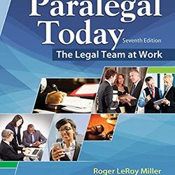 Paralegal Today The Legal Team at Work 7th Edition Miller Test Bank