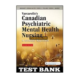 Varcaroliss Canadian Psychiatric Mental Health Nursing 2nd Edition Halter Test Bank