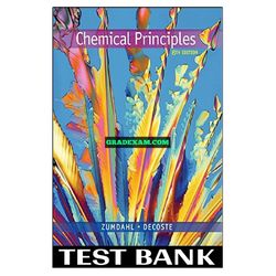 Chemical Principles 8th Edition Zumdahl Test Bank