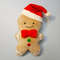 gingerbread-man-with-santa-hat-handmade