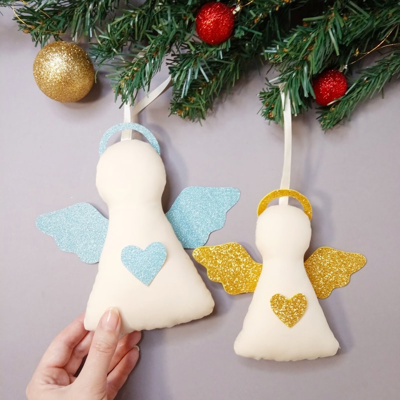 Christmas-angel-ornaments-handmade