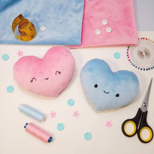 pink-and-blue-heart-toys-handmade