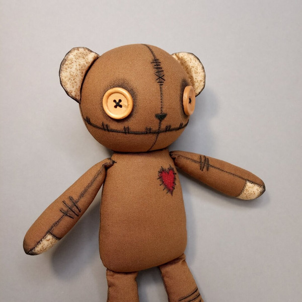 goth-doll-handmade-teddy-bear