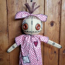 Cute Voodoo Doll Handmade - Unique Gift